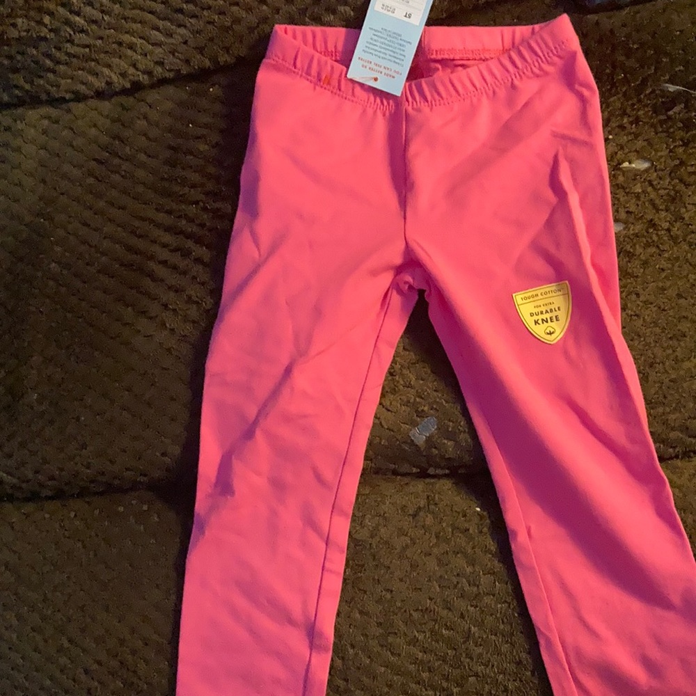 NWT girls cat and jack leggings 5t